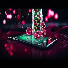 Joker Gaming roulette table with multiple camera angles on mobile phone
